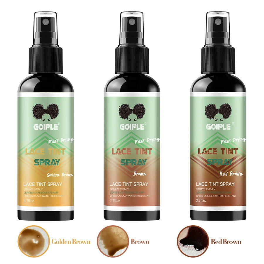 Goiple Lace Tint Spray Waterproof Hairline Wig Color Mousse