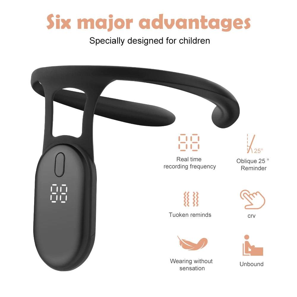 Smart Posture Corrector with LCD Vibration Reminder - 19