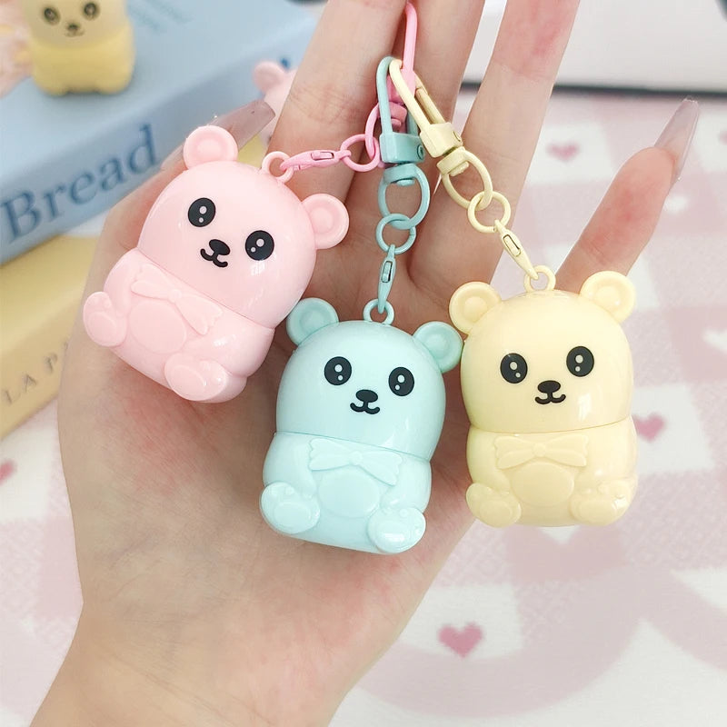 Cute Bear Fruit Lip Balm Moisturizing Daily Lip Care Treatment - 10