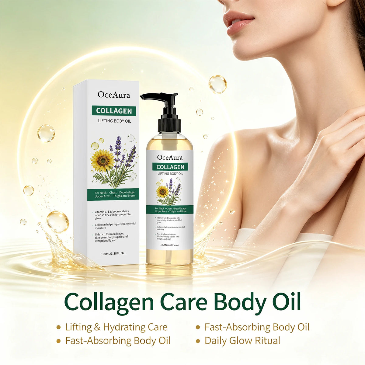 Collagen Nourishing Body Oil for Smooth Skin
