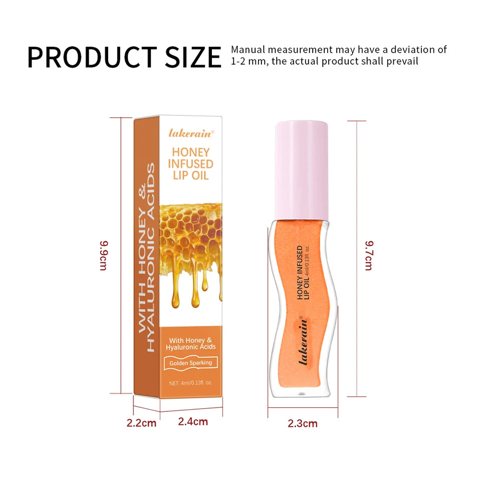 Honey Infused Moisturizing Lip Gloss Oil