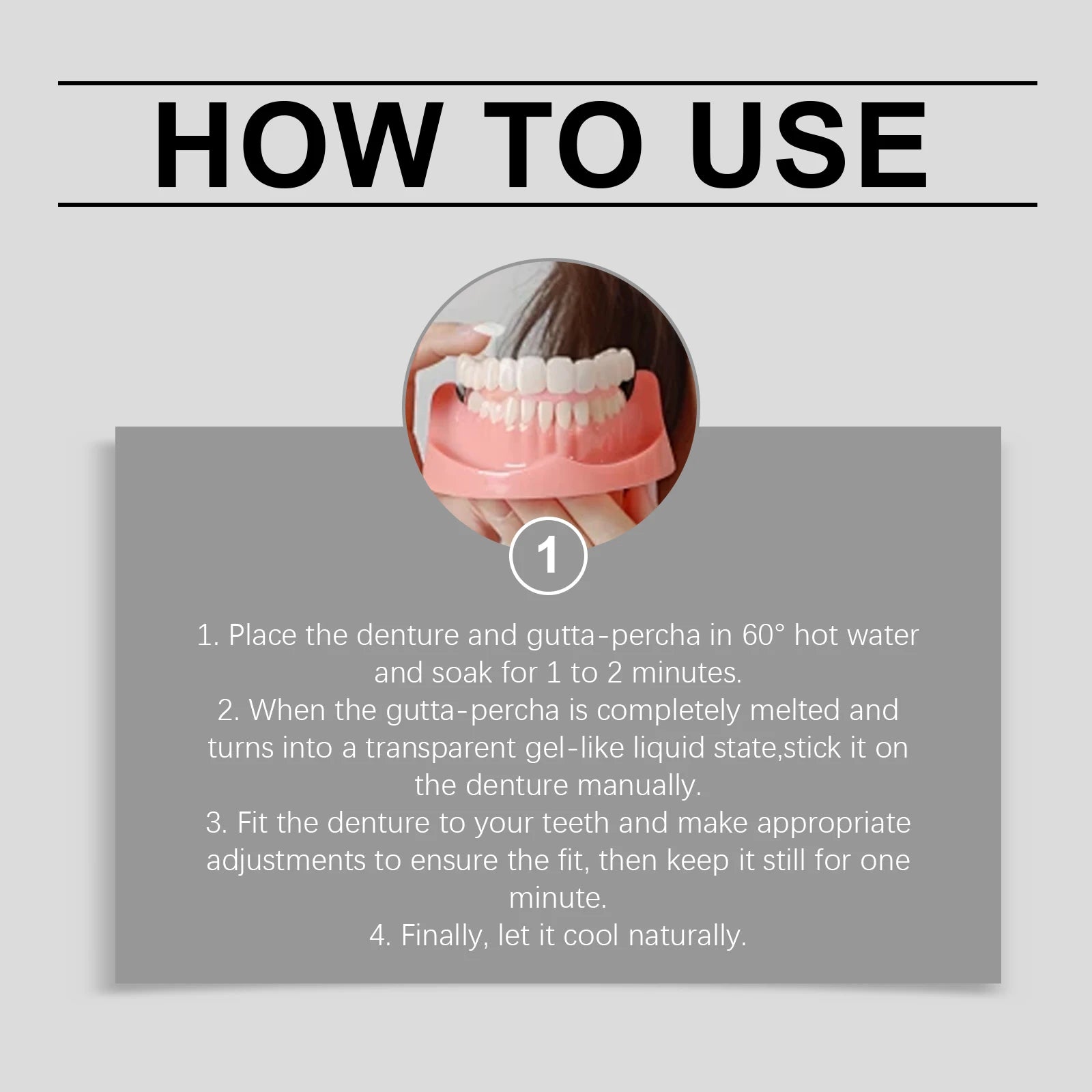 Temporary Cosmetic Denture Set for Smile Improvement - 14