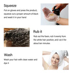 3 in 1 Hair Dyeing Care Shampoo for Men and Women 100 200ml