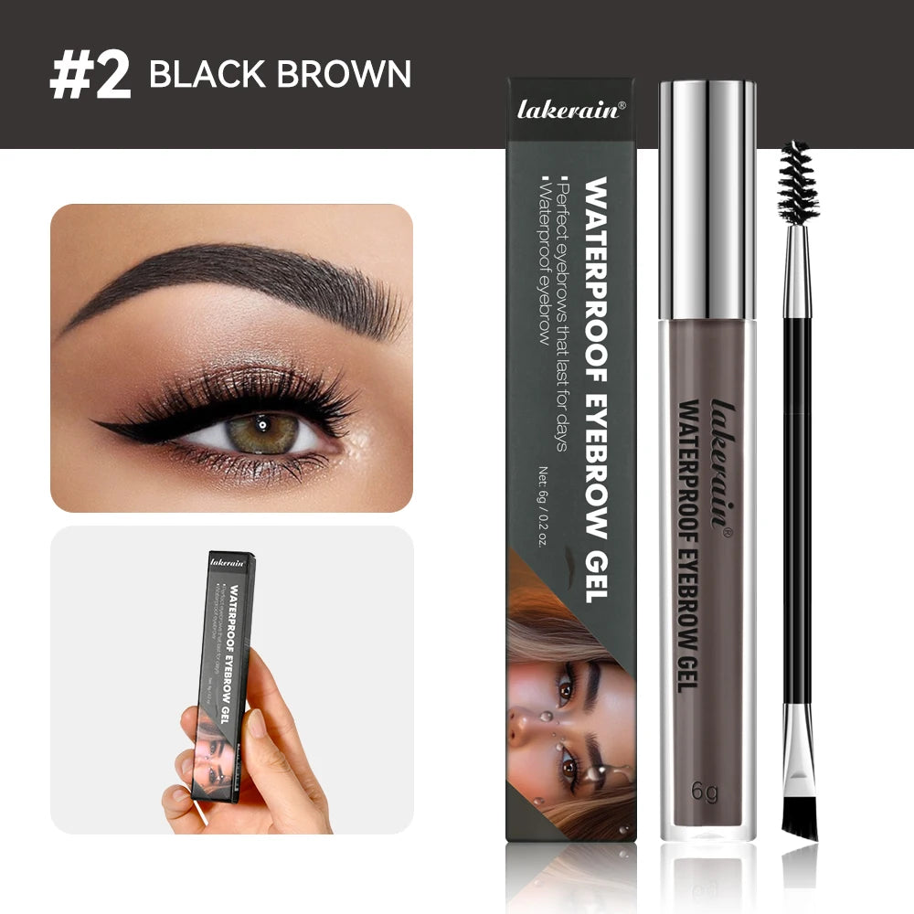 Long-Lasting Waterproof Eyebrow Tint Gel Set - 25