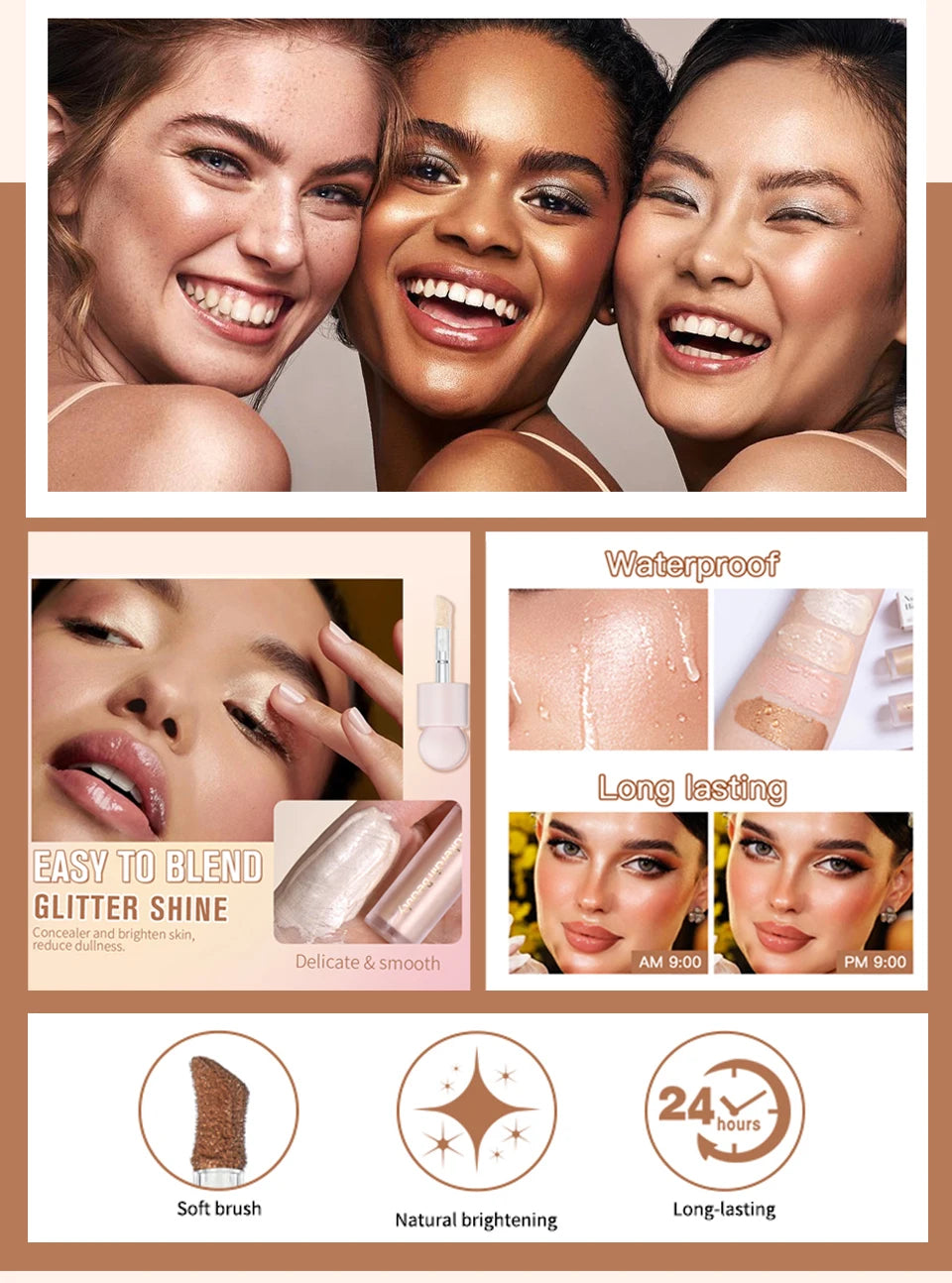 Liquid Highlighter for Radiant Glow and Natural Skin Brightening - 14