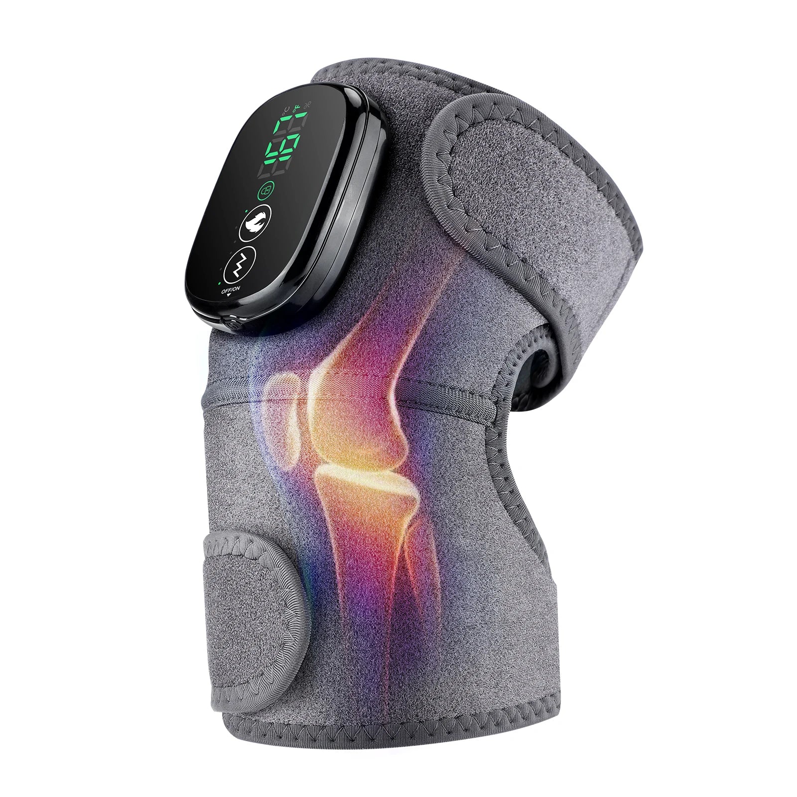 Cordless Heated Knee Massager with Vibration Therapy - 14