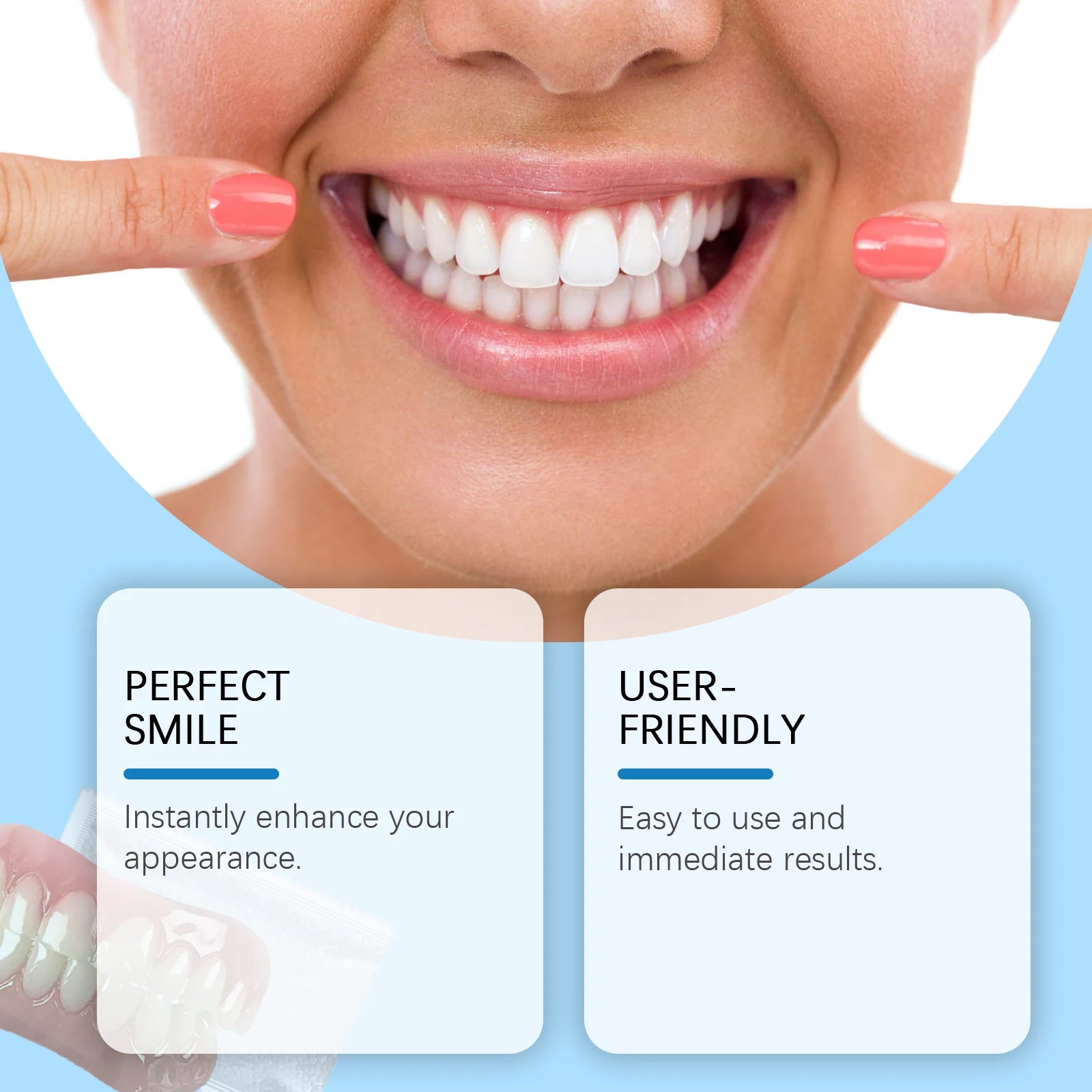 Comfortable Silicone Denture Set for Natural Smile - 3