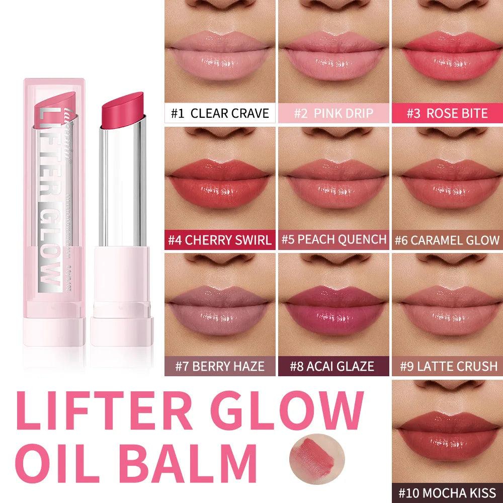 Hydrating Glossy Lip Balm with Glazed Finish