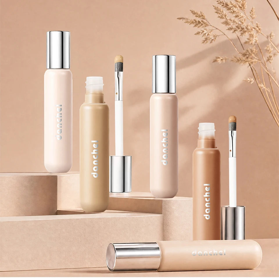 Full Coverage Waterproof Liquid Concealer for Dark Circles and Blemishes