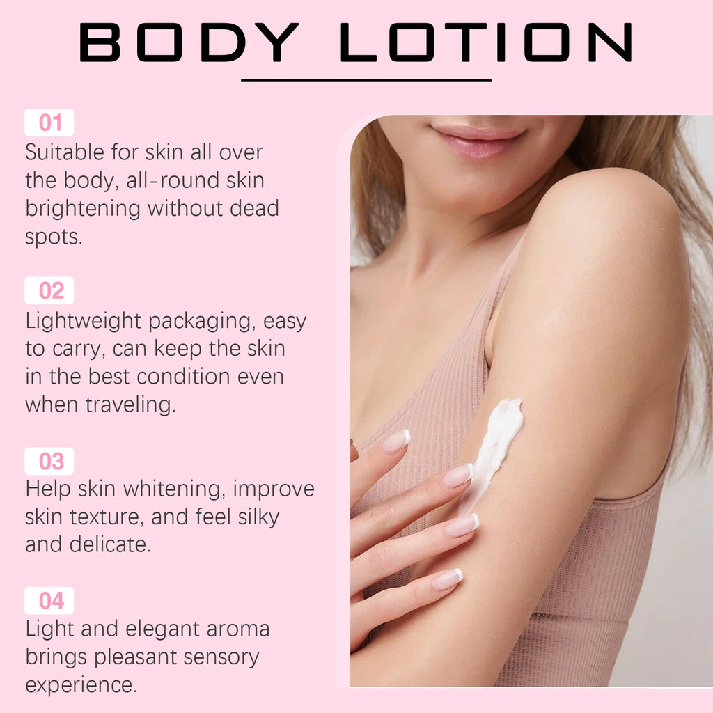 Brightening Arbutin Body Lotion for Hydrated and Even Skin Tone