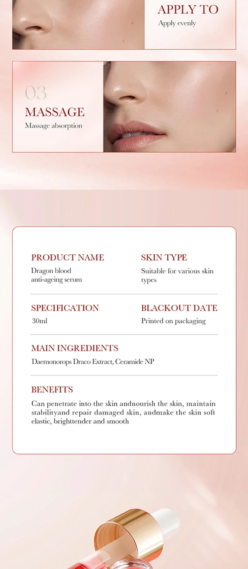 Dragon Blood Anti-Aging Facial Firming Serum