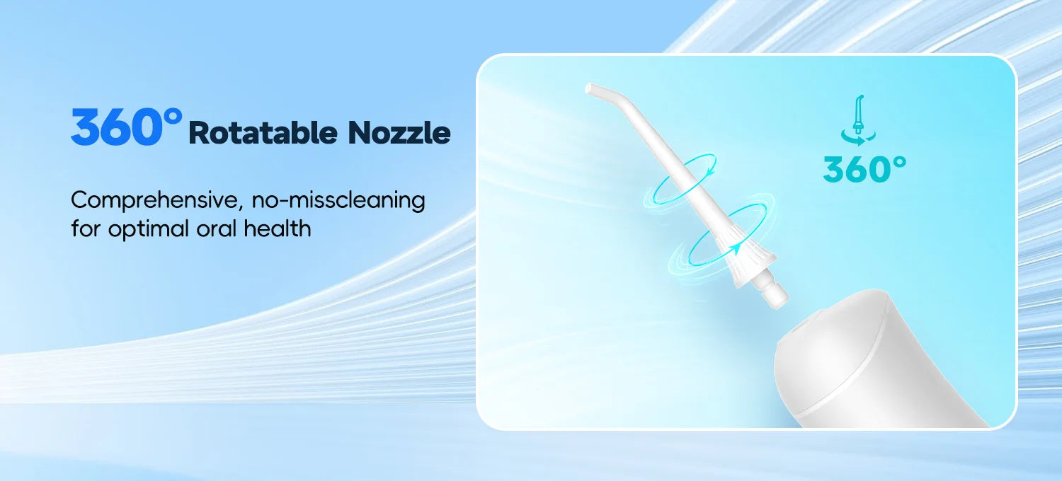 Portable Cordless Water Flosser for Teeth Cleaning - 10