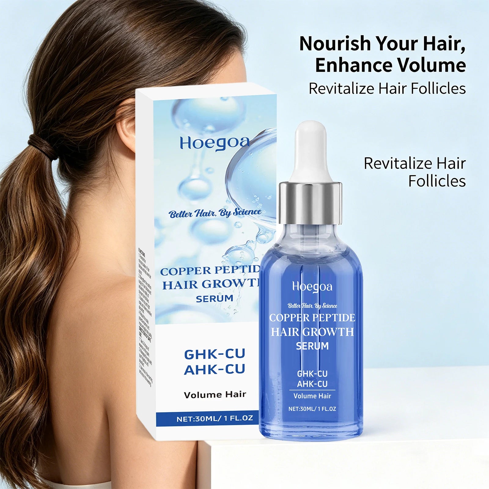 Copper Peptide Hair Growth Serum for Damaged Hair - 3