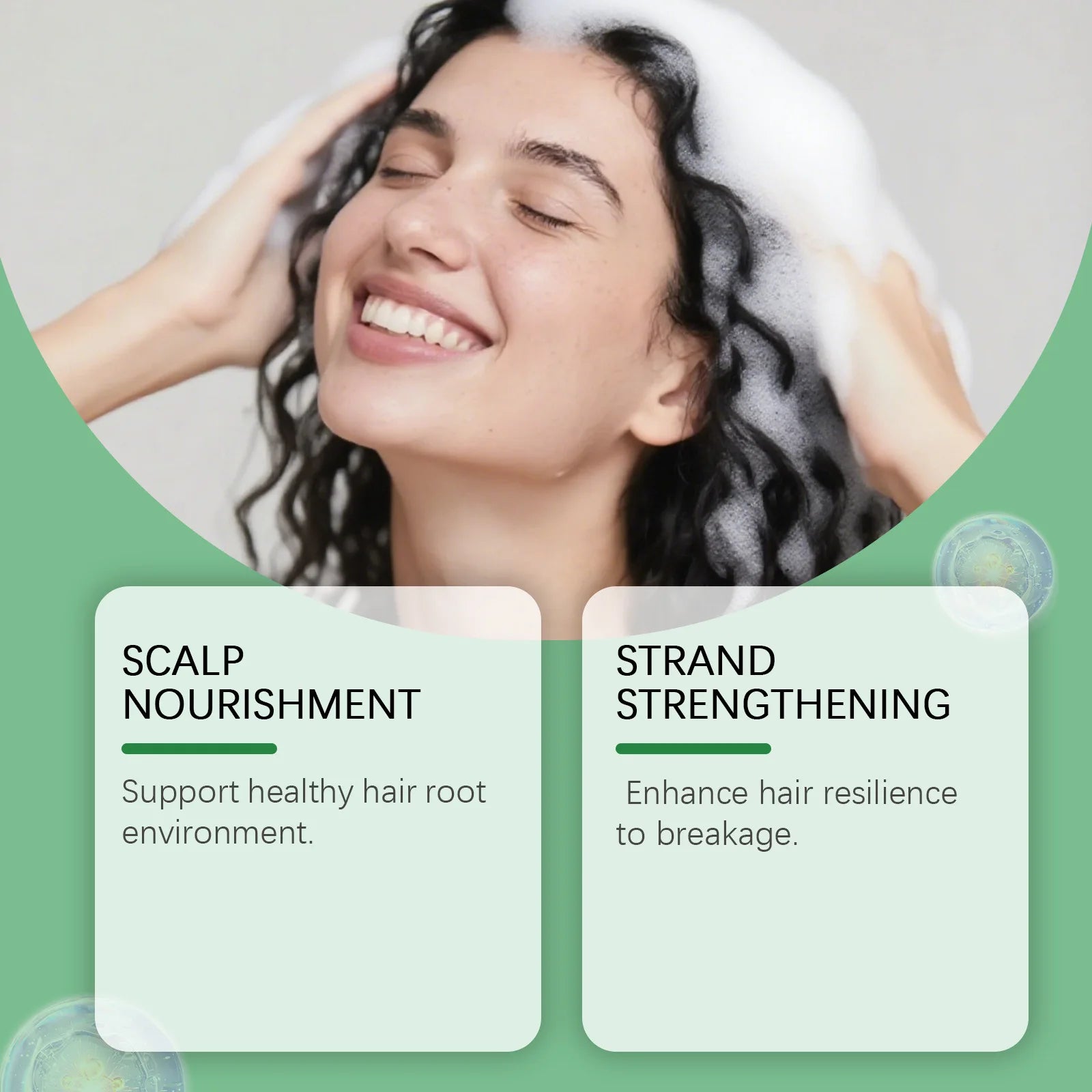 Rosemary Amino Acid Hair Shampoo 100ml Oil Control and Scalp Cleansing - 3