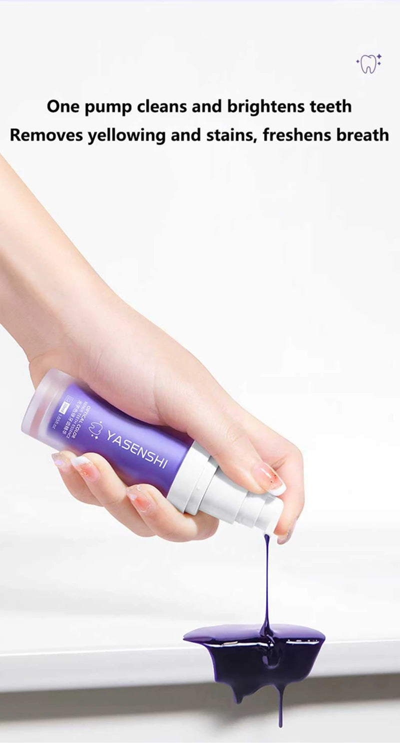 Brightening Teeth Whitening Foam for Oral Hygiene and Stain Removal