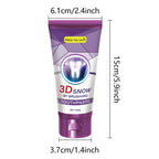 Purple Teeth Whitening Toothpaste Deep Stain Removal 100g