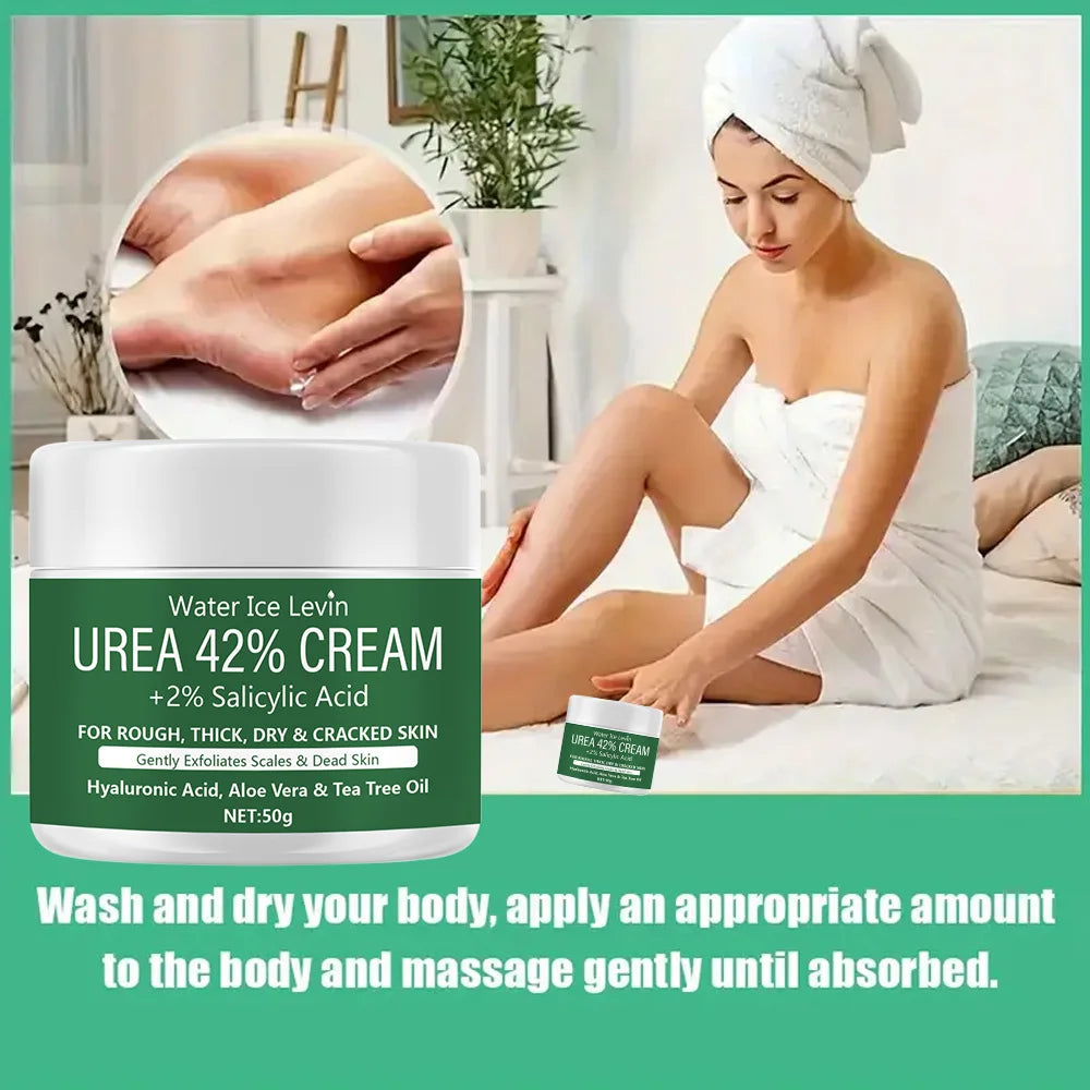 42% Urea Cream with Salicylic Acid Intensive Repair Foot Hand Moisturizer