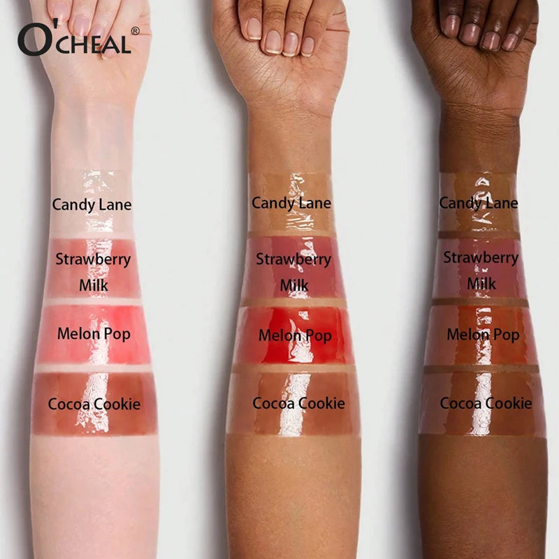OCheal Crystal Gloss Moisturizing Lip Balm Hydrating Tinted Lip Care
