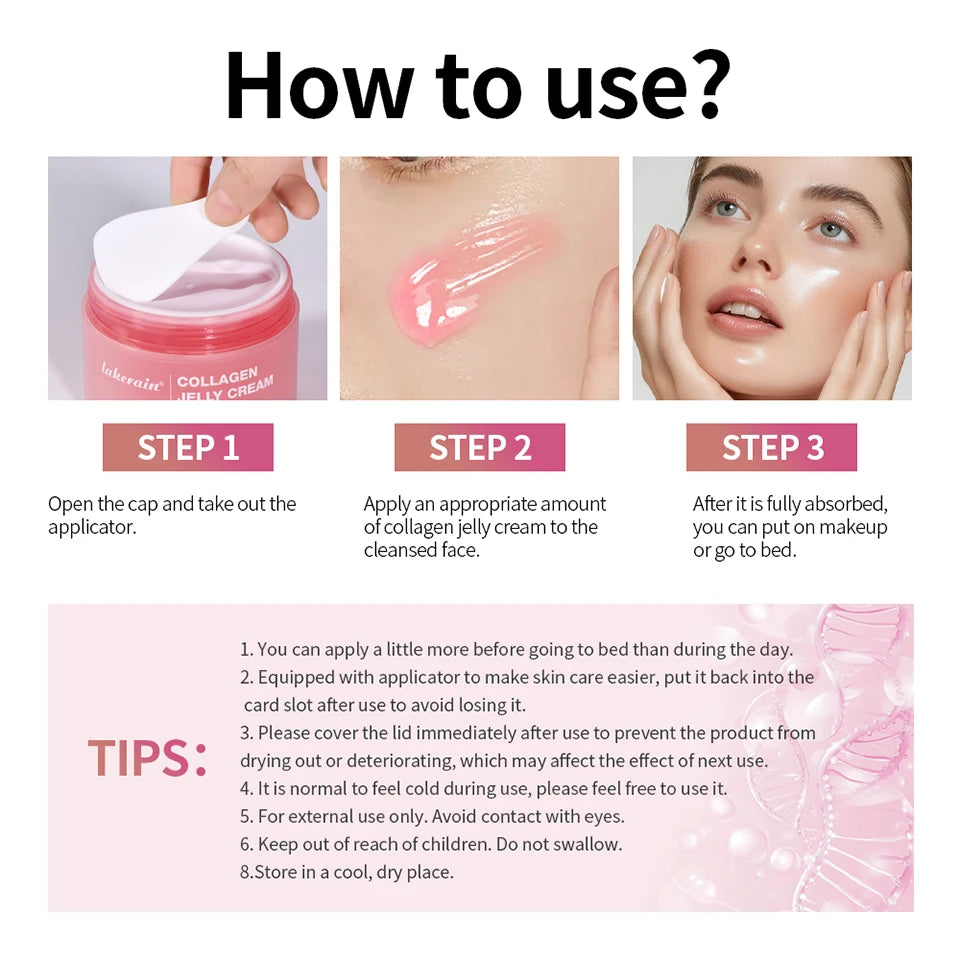 Collagen Jelly Face Cream for Deep Hydration and Skin Firming - 15