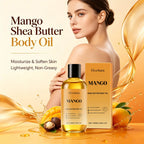 Mango Shea Butter Moisturizing Body Oil for Dry Skin