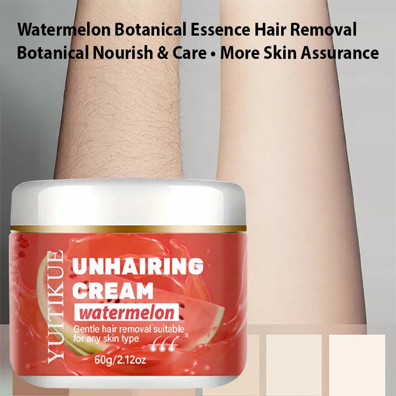 YUITIKUE Watermelon Hair Removal Cream Depilatory Body Treatment 60g