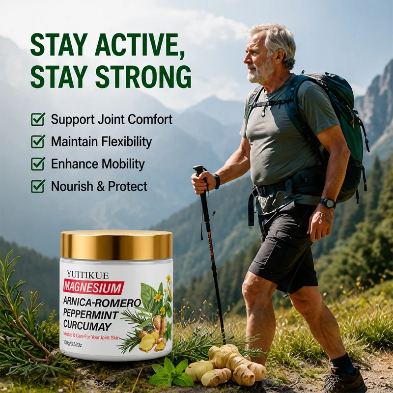 YUITIKUE Natural Magnesium Cream for Joint Support and Skin Moisturizing - 6