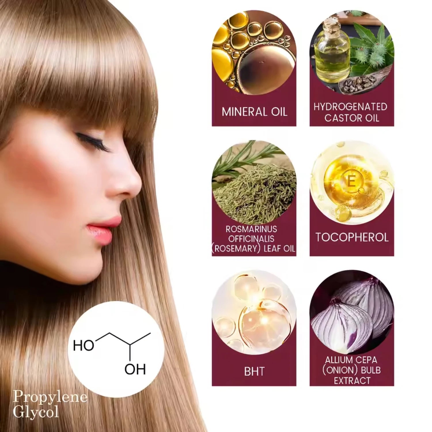 Red Onion Hair Oil Moisturizing and Hydrating Hair Care Essence 100g