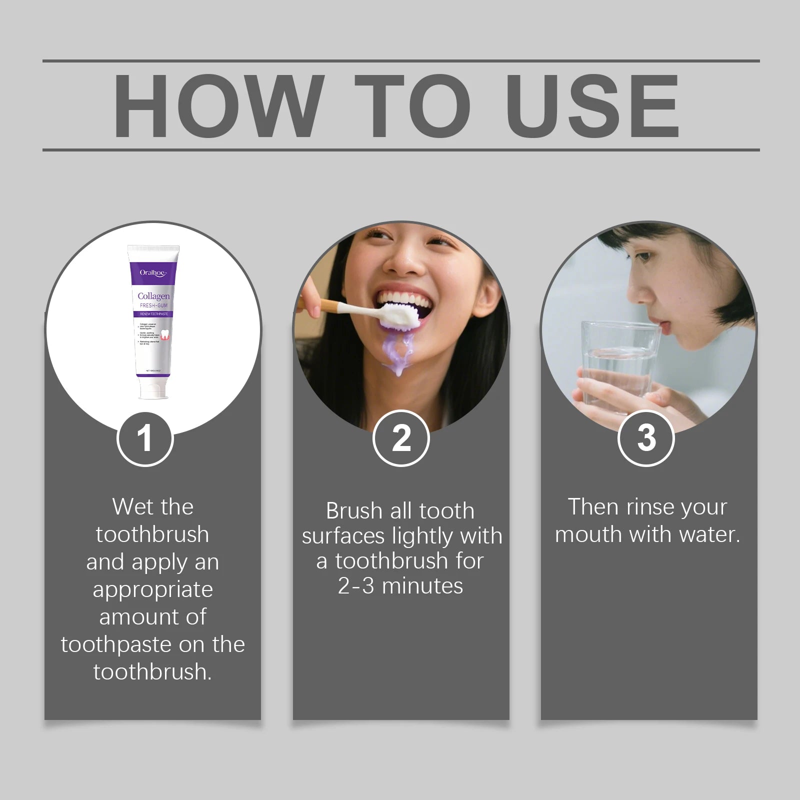 Collagen Whitening Toothpaste for Gum Care and Fresh Breath - 15