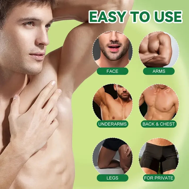 Mens Hair Removal Cream Painless Body Depilatory Cream 100g