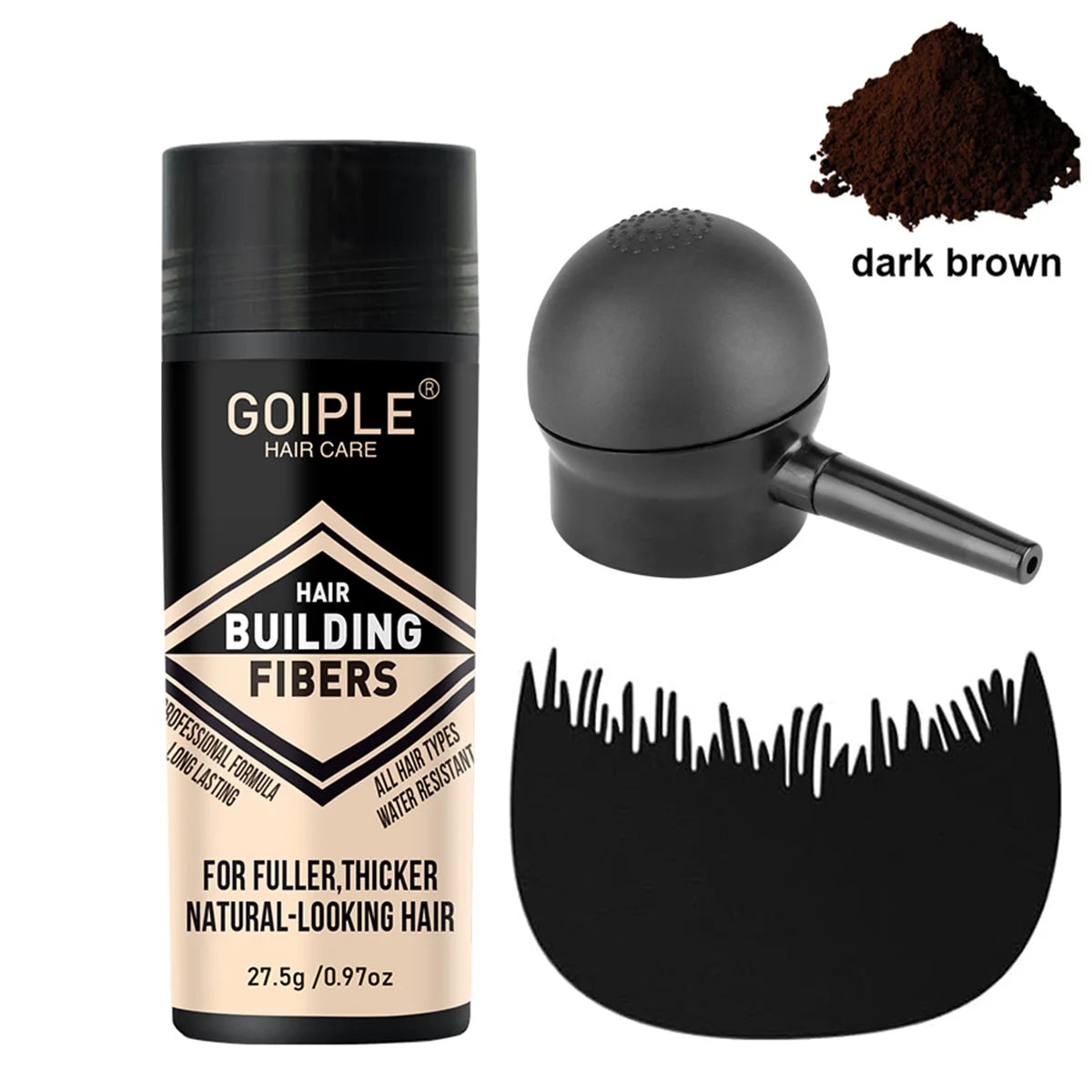 Hair Building Fibers Powder 27.5g for Thickening Thinning Hair