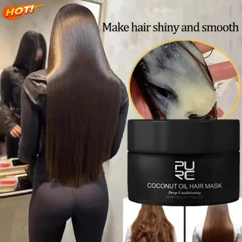 Deep Repair Keratin Hair Mask for Frizzy and Damaged Hair - 1