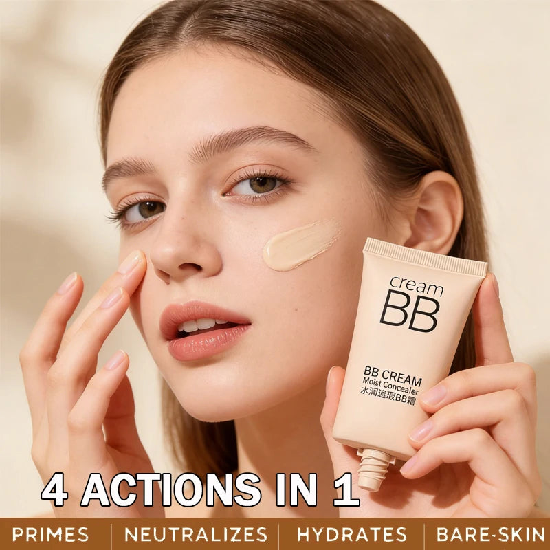 Hydrating BB Cream Full Coverage Matte Foundation Concealer - 2