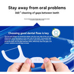Portable Dental Floss Picks with Travel Case