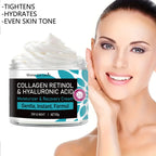 Retinol Collagen and Hyaluronic Acid Anti Aging Face Moisturizer Cream