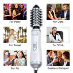 3-in-1 Rotating Hair Dryer Brush Volumizer and Hot Air Styler