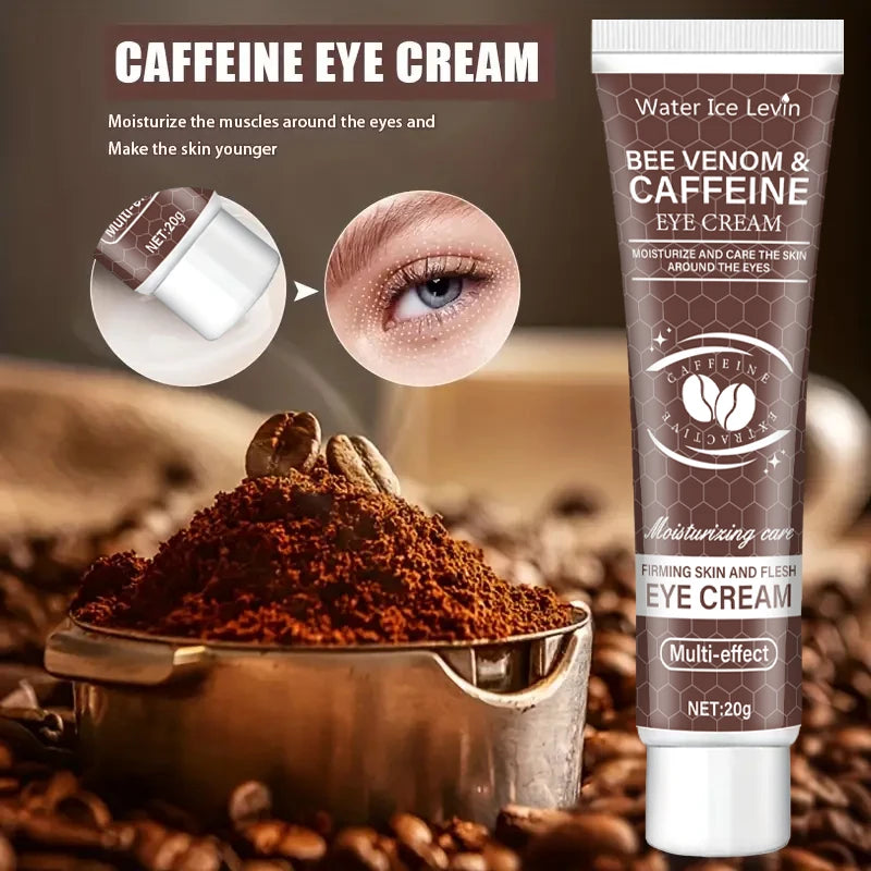 Caffeine Eye Cream for Dark Circles Puffiness and Wrinkle Reduction - 12