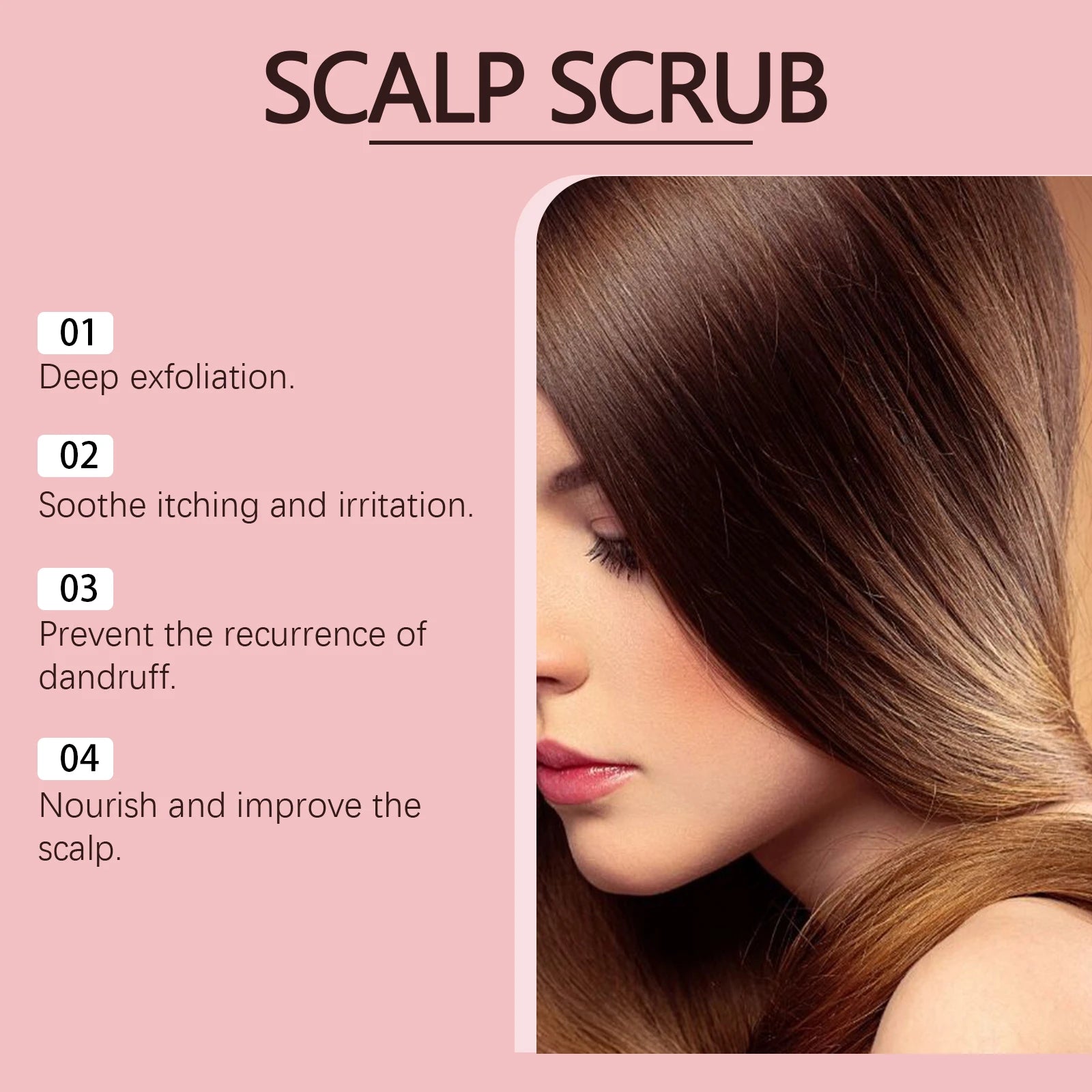 Nourishing Moisturizing Scalp Scrub Shampoo 150g