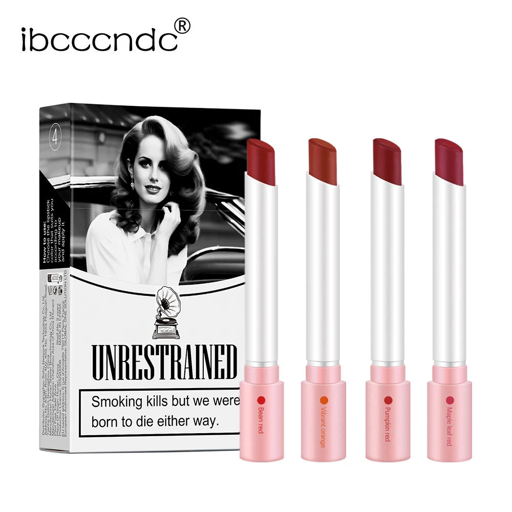 Matte Velvet Cigarette Lip Tint Set - 2