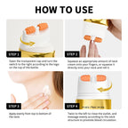 Firming Neck Cream with Massage Roller for Crepey Skin