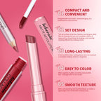 All-in-One Waterproof Lip Liner, Lipstick and Gloss Makeup Set