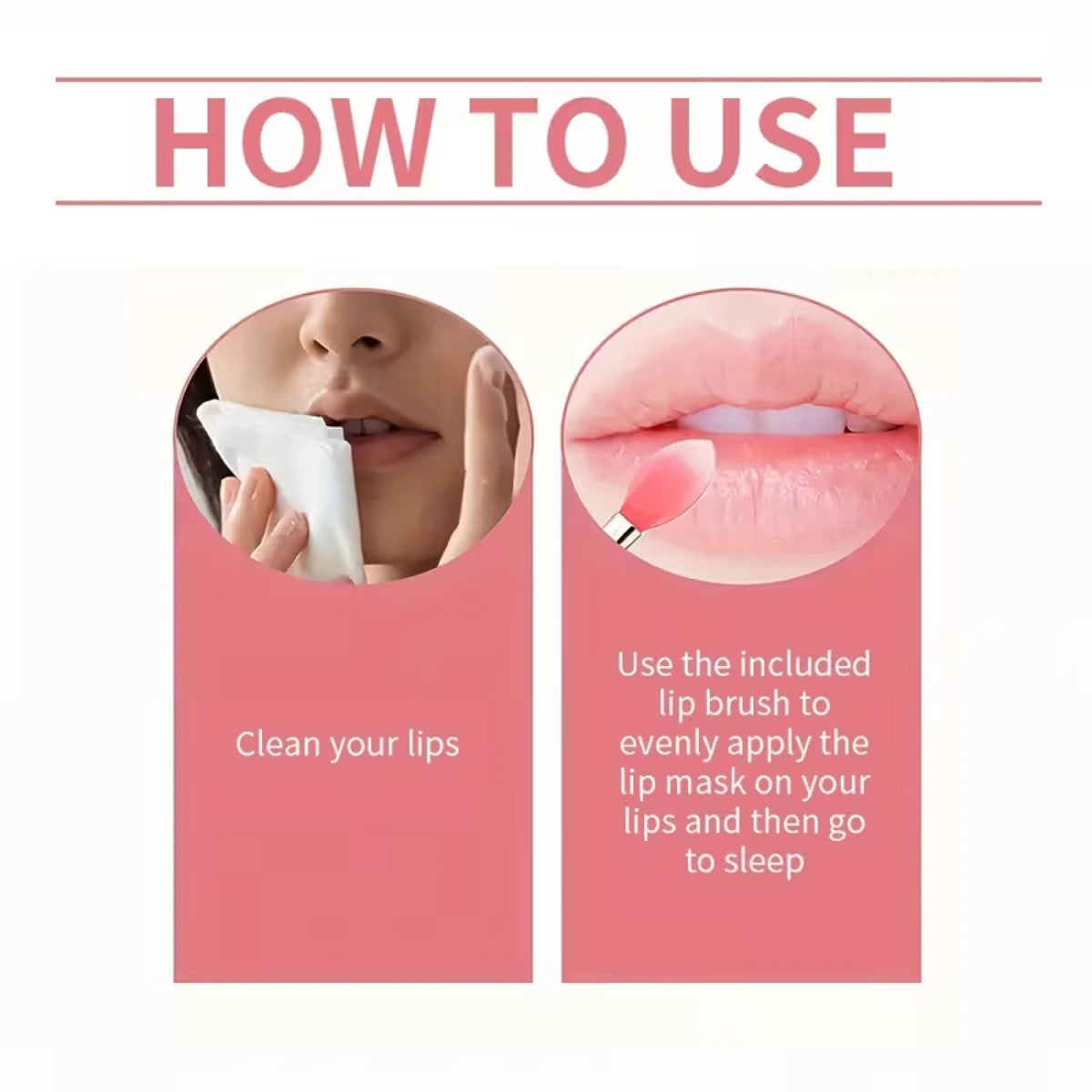 Peach Collagen Overnight Lip Mask Nourishing Hydrating Lip Care Treatment