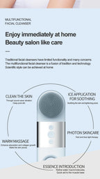 Hot and Cold Silicone Facial Cleansing Brush