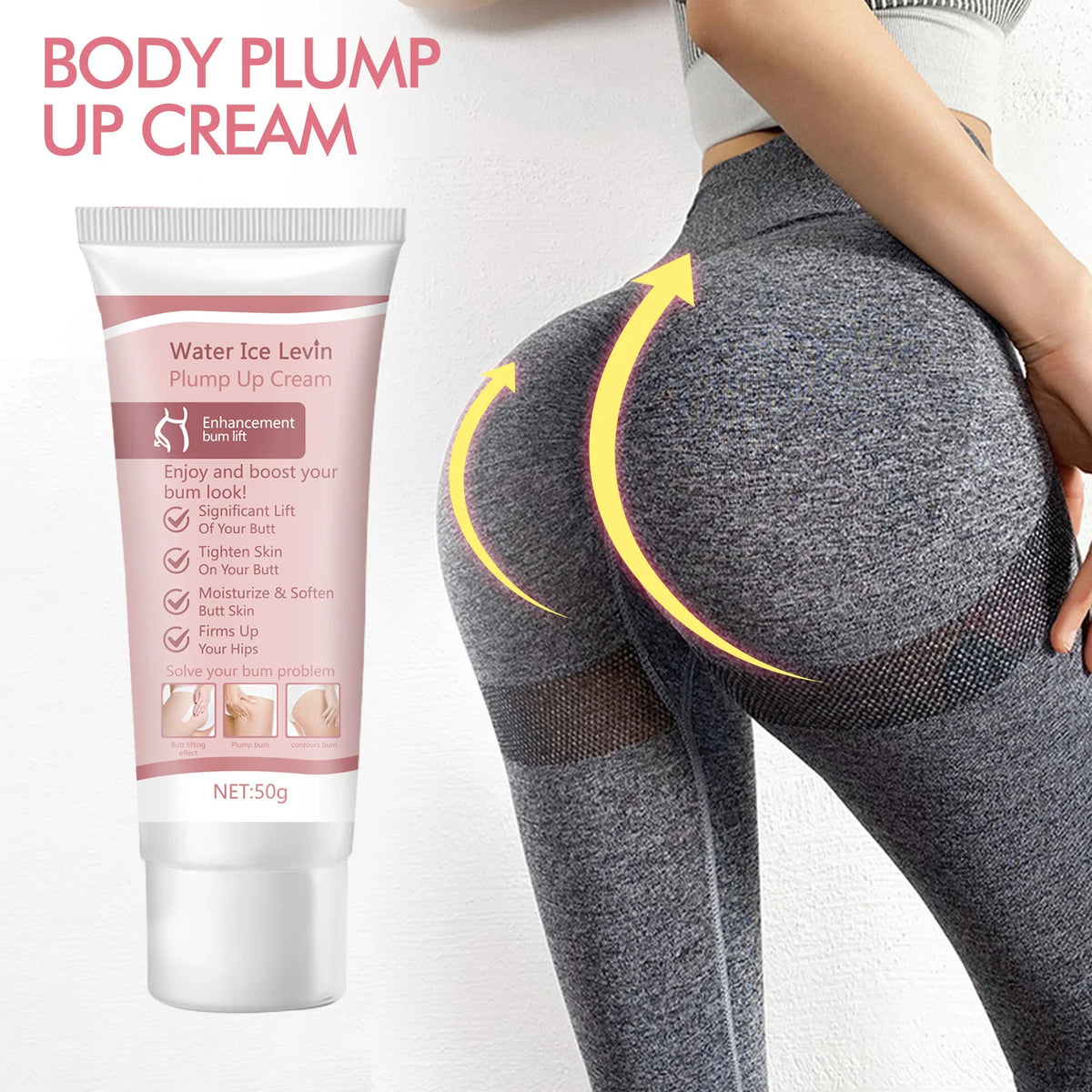 Butt Enhancement Cream Moisturizing Hip Lift and Firming Body Lotion