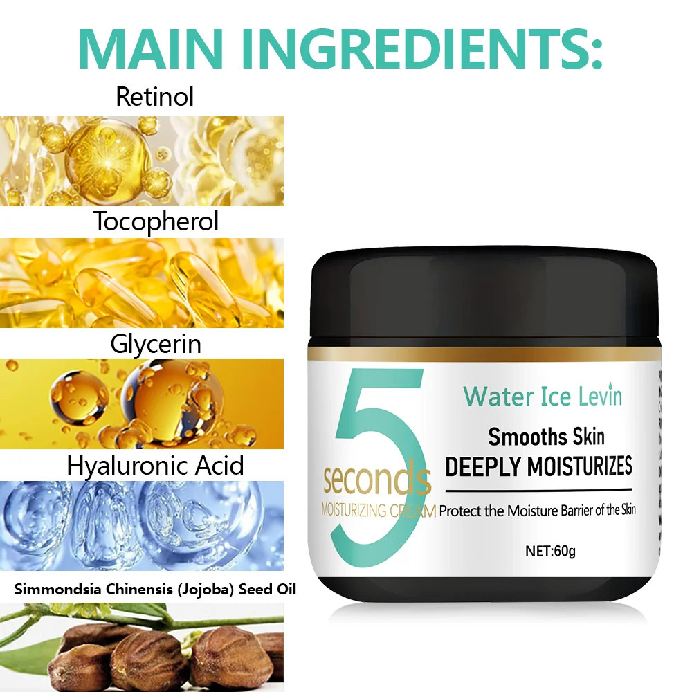Water Ice Levin Retinol Facial Smoothing Cream Anti Aging Moisturizer