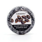 Yurhersu Black Castor Oil Shampoo Bar 2-in-1 Hair Cleanser 60g