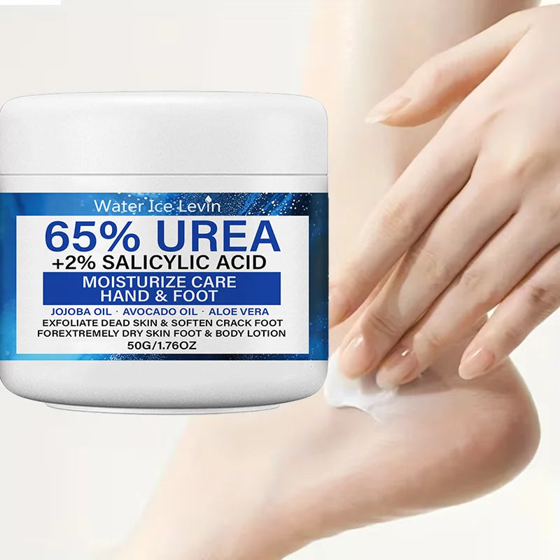 Urea 65 Percent Foot Cream Salicylic Acid Moisturizing Exfoliating Balm