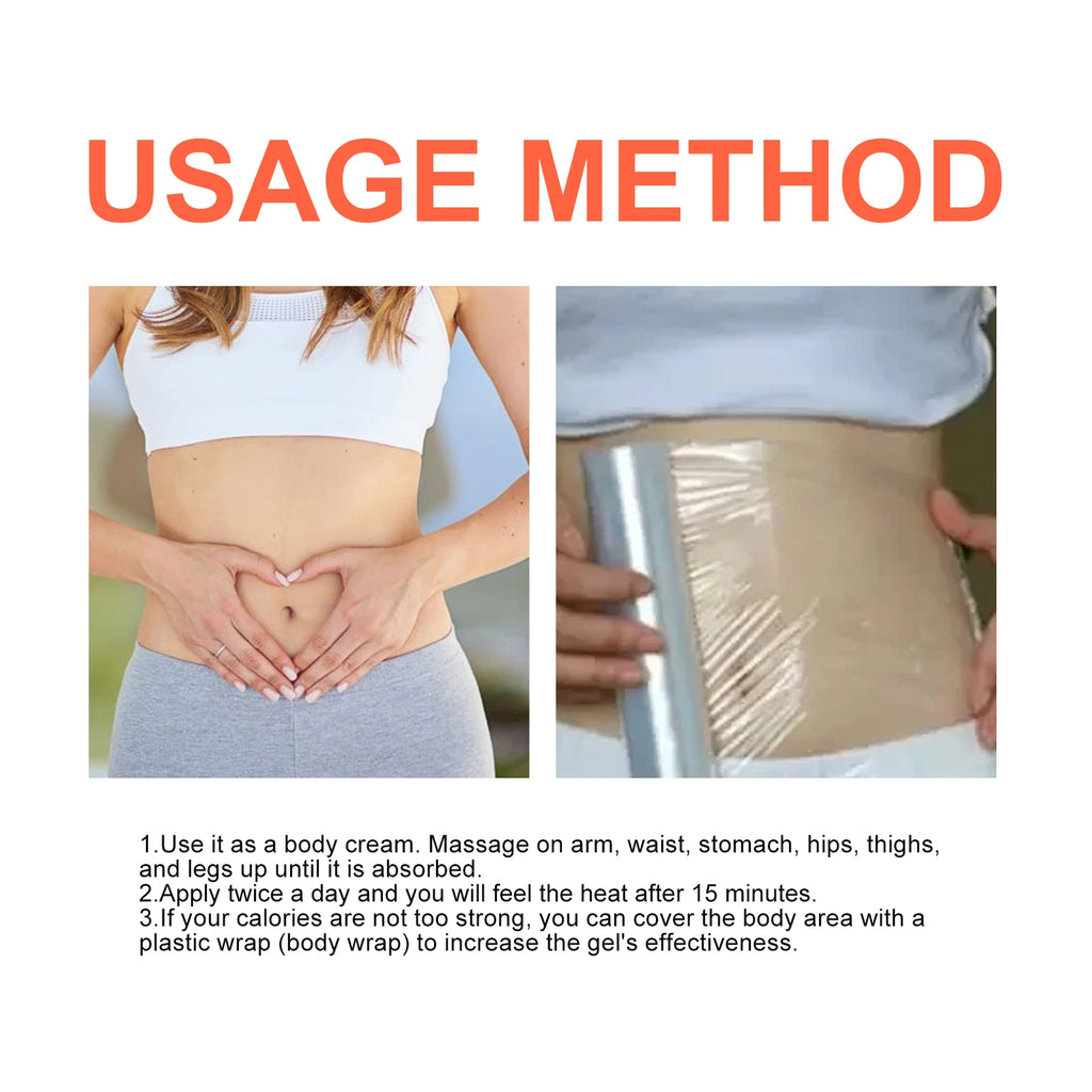 Anti-Cellulite Hot Massage Cream for Body Slimming and Shaping