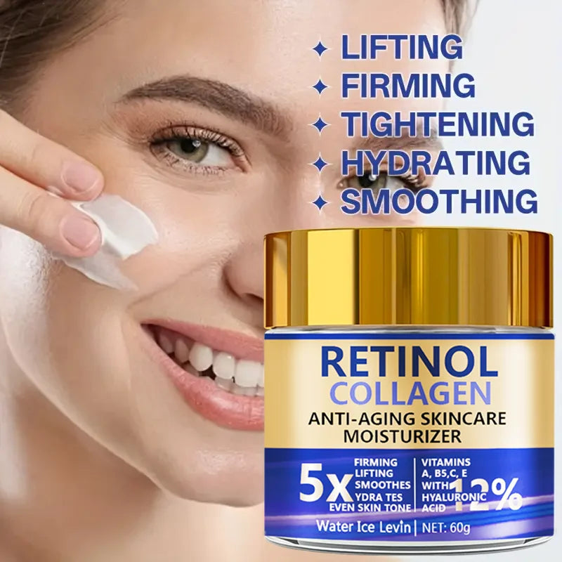 Retinol and Collagen Anti-Aging Face Cream Moisturizer 60g