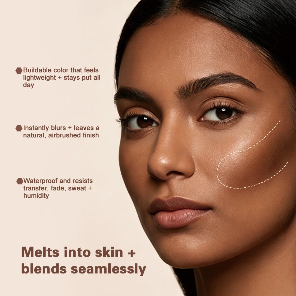 Cream Mousse Contour Bronzer for Sculpted Natural Finish