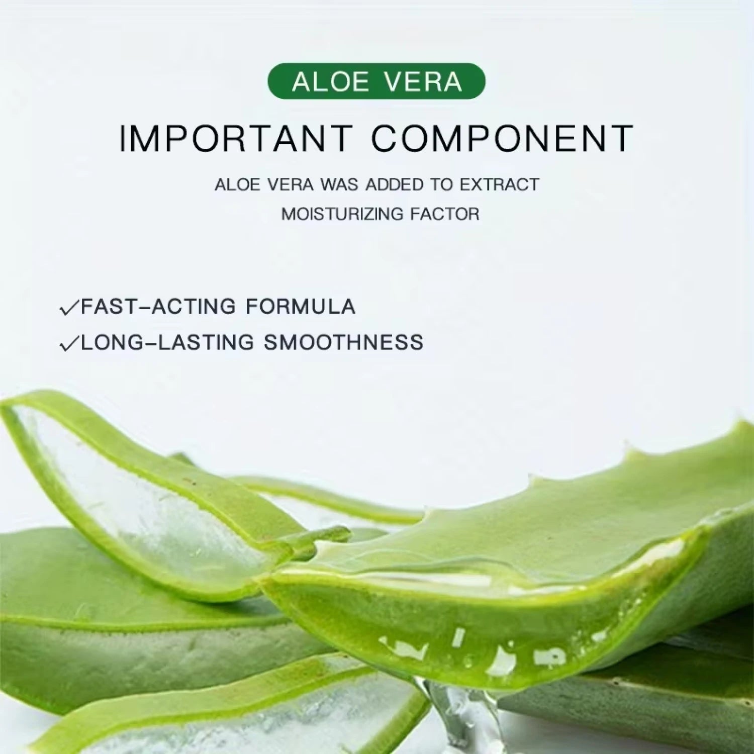Aloe Vera Hair Removal Cream Gentle Body Hair Remover Unisex - 3